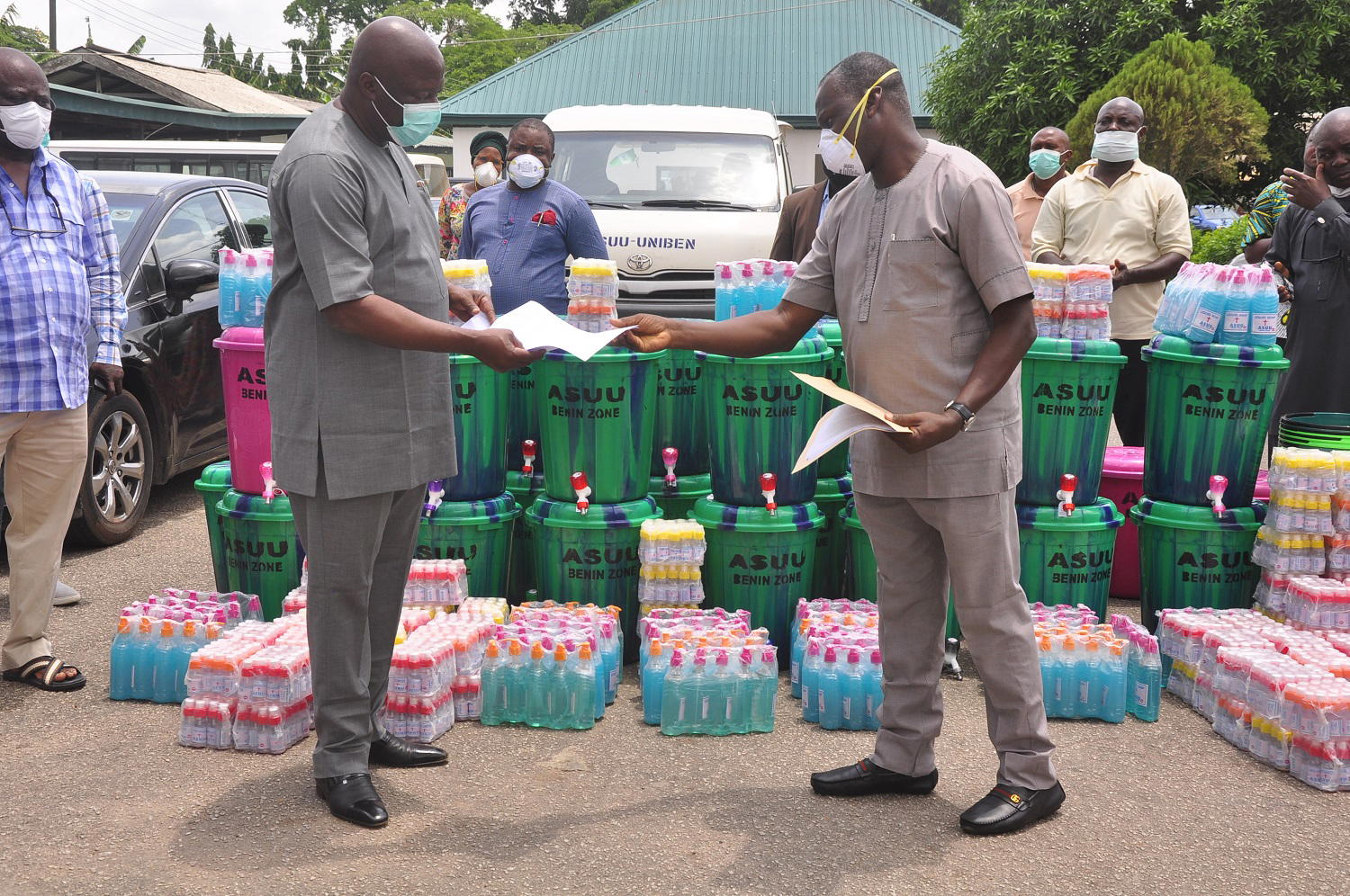 COVID-19: Edo govt lauds ASUU, 7up, others for donations