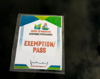 Abuja Lockdown: Taskforce apprehends man with fake Exemption Pass