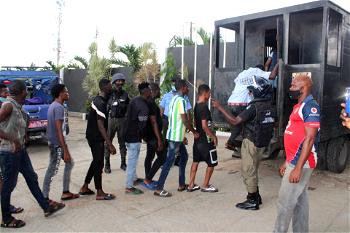 60 fun seekers arrested for violating lockdown order in Lagos