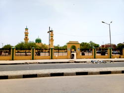 Kano Central Mosque empty on Friday