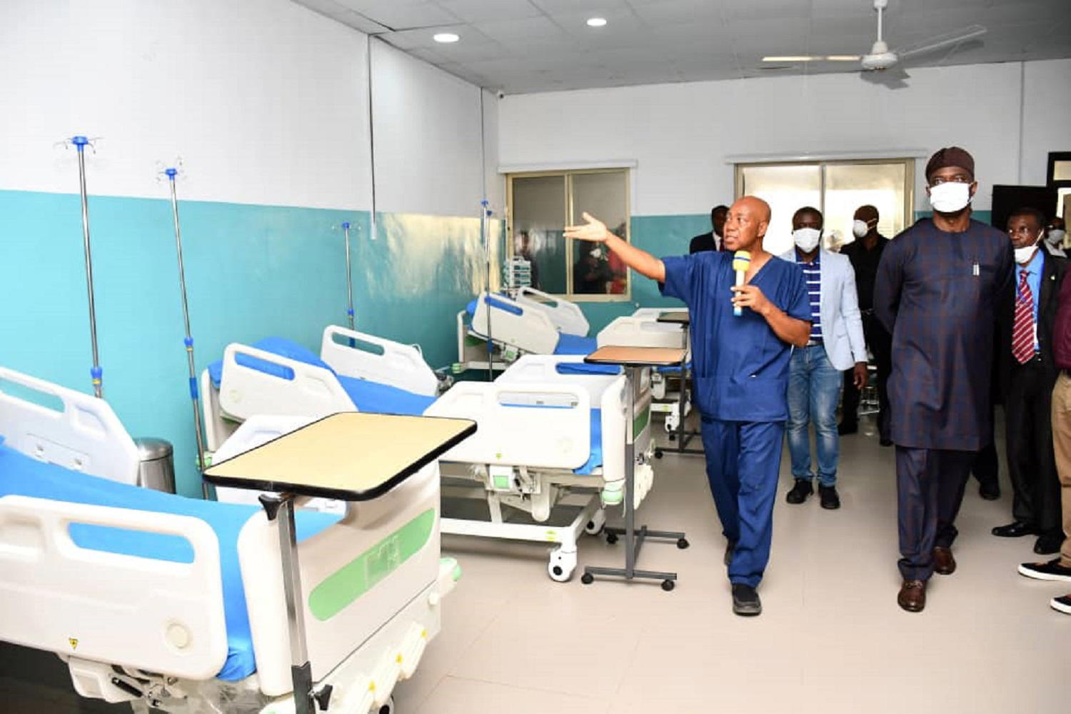 COVID-19: Makinde resumes work, inspects 100-bed Infectious Disease ...