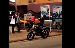 Video: Man attacks security officer for being punished