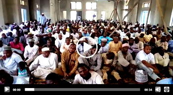 [VIDEO] Social Distancing: Crowded Juma’at service at Minna