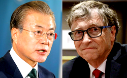 Moon, Bill Gates agree on coronavirus vaccines, treatment in phone talks