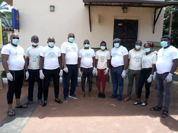 NYC distributes hand sanitizers and relief materials across Nigeria