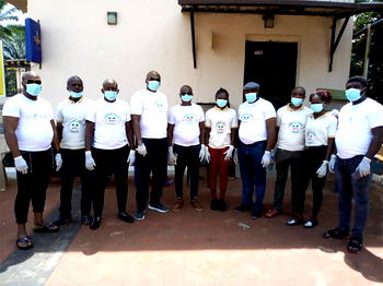 NYC distributes hand sanitizers and relief materials across Nigeria