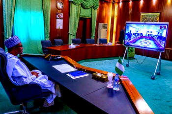 President Buhari holds Teleconference with Presidential Task Force on COVID-19