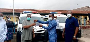 COVID-19: Tank Farm owners donate two ambulances, N100m equipment to Delta State Gov’t