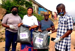 Easter Giveaway: NGO distributes emergency food relief package