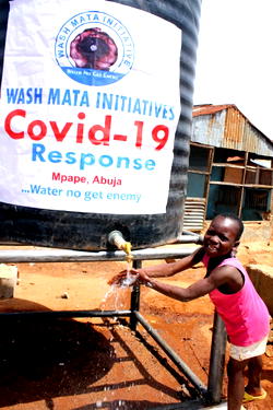 Lockdown: CSO supports 1.5m Mpape residents with 5000L of water, foodstuff  