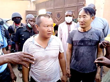 Just in: Police arrest illegal Chinese miners in Zamfara