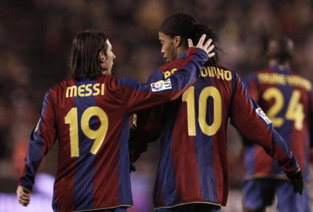 Messi, Ronaldinho