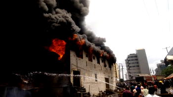 BREAKING: Dugbe Market in Ibadan on fire [Photos]