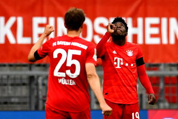 Bayern resist Frankfurt fightback to stay four points clear