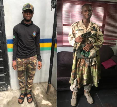 Two fake soldiers arrested over murder of policeman in Lagos Police station