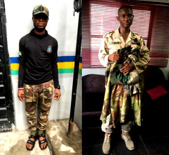Two fake soldiers arrested over murder of policeman in Lagos Police station