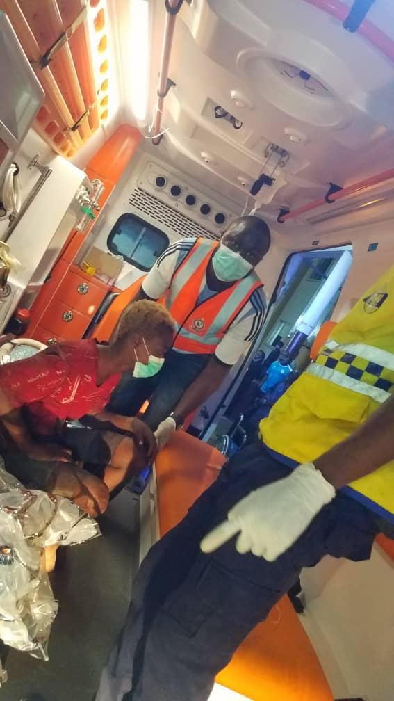 PHOTOS: LASEMA rescues suspected COVID-19 patient on street