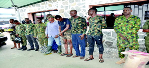 Fake Lt-Col, Major, 39 others arrested in Lagos, Ogun