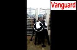 VIDEO: Stampede in Bank as customers, security officers tussle