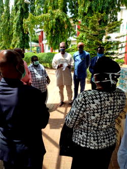 COVID-19: Hospital Chapel donates relief materials to National Hospital