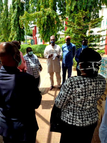 COVID-19: Hospital Chapel donates relief materials to National Hospital