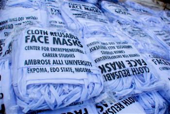 Coronavirus: Ambrose Alli Varsity boosts Edo govt’s response with 5,000 reusable facemasks