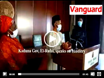 VIDEO: Kaduna gov, El-Rufai, speaks with journalists on banditry