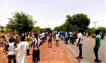 COVID-19 patients hit the streets in Gombe, protest ‘hunger in isolation’