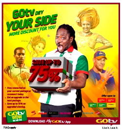 GOtv: There For You With A Discount
