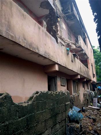 [ICYMI] Scores escape death as two storey-building collapses in Lagos