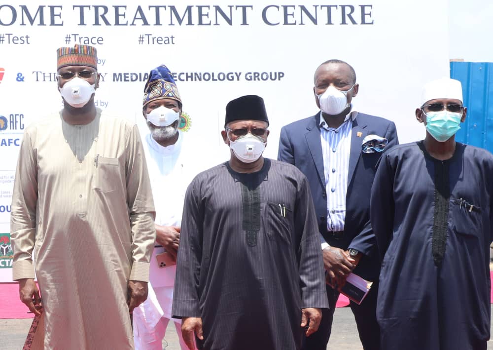 [Videos, Photos] Covid-19: ThisDay Dome Treatment Centre launched in Abuja