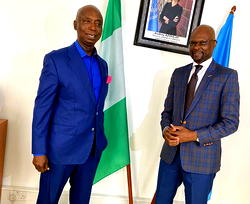 Liberian President, Ned Nwoko, others for UNESCO Online Pan African Sports Conference