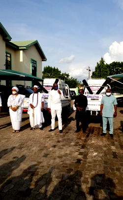 COVID-19: Ooni of Ife donates motorised fumigators to Delta Govt