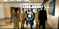 BREAKING: Prof Gambari resumes as Chief of Staff (VIDEOS)