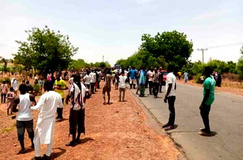 Protesting coronavirus patients