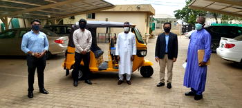 NADDC commends Simba TVS for Keke Safety Shield