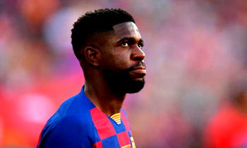 Barca’s Samuel Umtiti suffers calf knock in second training session