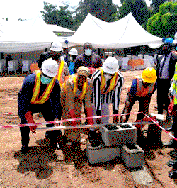 NMA lays foundation for secretariat, as contractor assures on quick completion