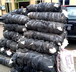 Dismissed soldier, partner, arrested with 1,200kg of indian hemp