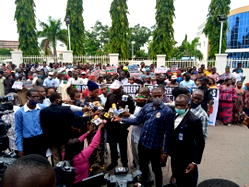 [UPDATED] APC Crisis: Protesters demand sack of NWC