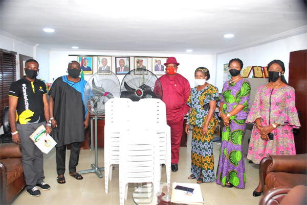 CBA Foundation donates chairs, fans to NYSC