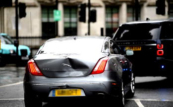 Bristish PM Boris Johnson involved in car crash outside Parliament