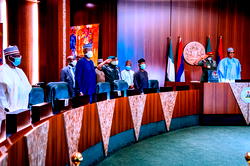 PHOTOS: Buhari presides over fourth virtual FEC meeting