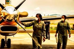 NAF makes history as all female crew carry out ISR Operation