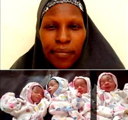 Driver’s wife gives birth to quadruplets in Kaduna