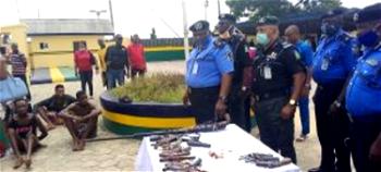Police apprehend 12 suspected armed robbers, recover firearms in Bayelsa