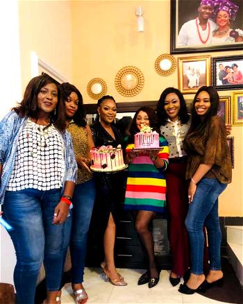 Zyzy Hazel Queen marks birthday with close friends, colleagues at Lagos apartment