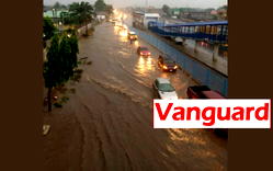 Rainstorms: Flood rages in Lagos as residents get fresh danger alert
