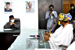 Covid-19 cure: Ooni’s delegates meet Health Minister