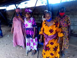 Aged women protest over allege forceful takeover of shops